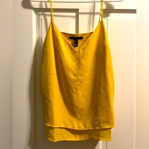 Forever 21 mustard yellow tank size small. Still in good condition